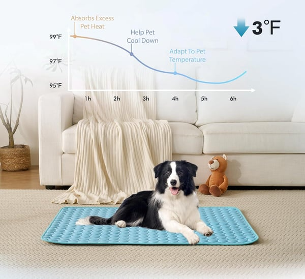 Dog Cooling Mat (4x more effective)